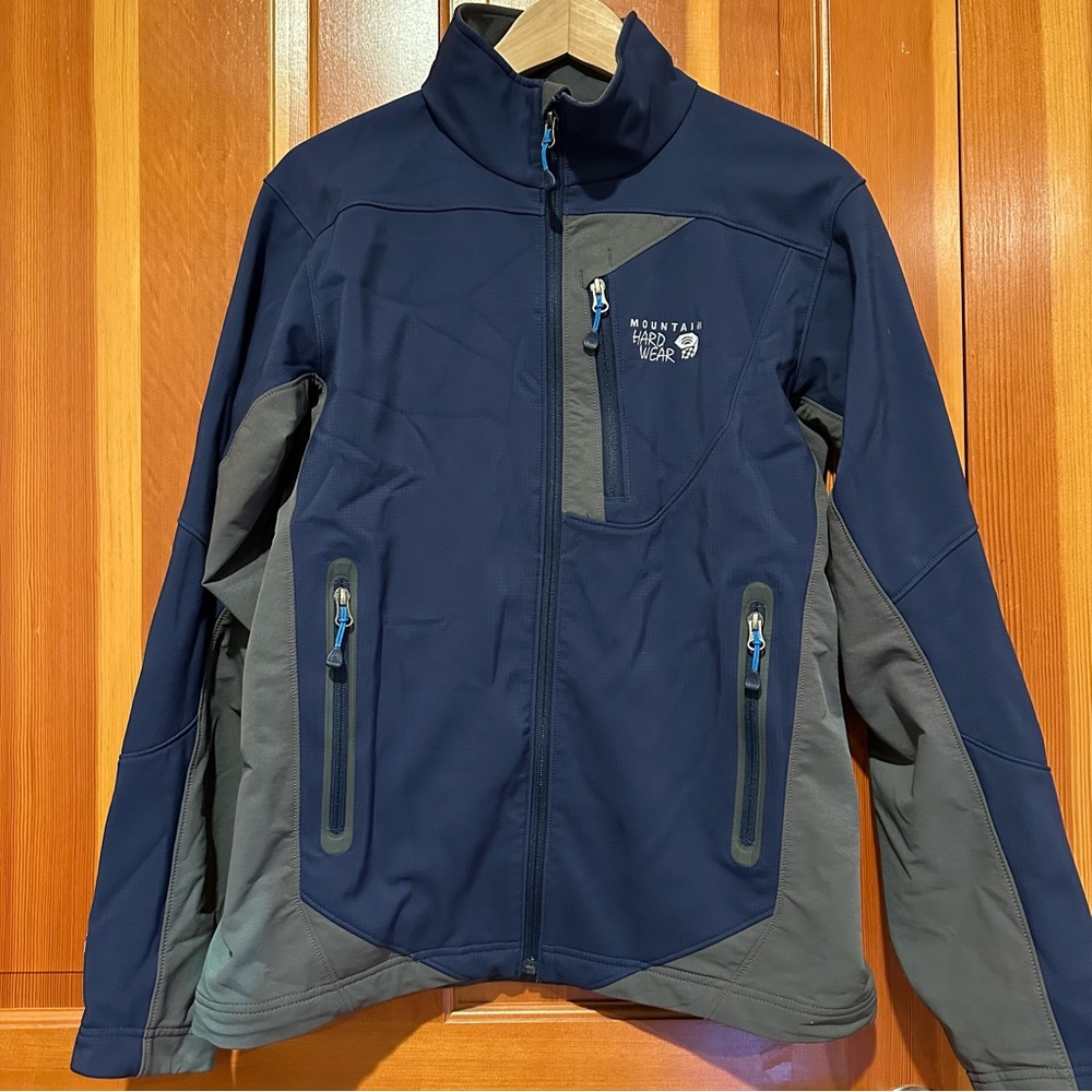 [Mountain Hardware] Navy Blue Men’s Waterproof Jacket - Size M
